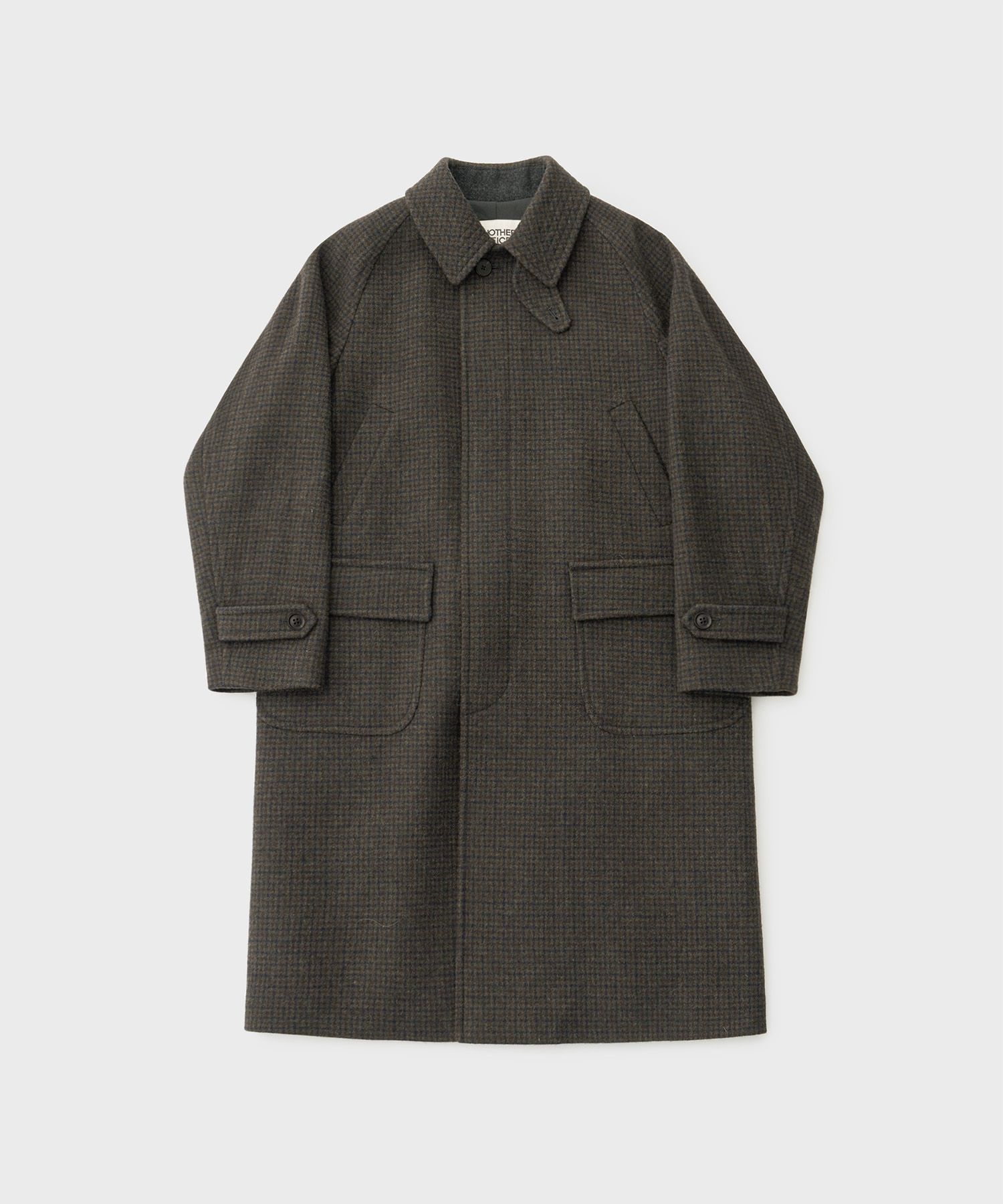 半額 50％OFFの通販 Voyager OFFICE ANOTHER | MUSINSA Balmacaan (Shetland-Check) Coat ジャケット・アウター