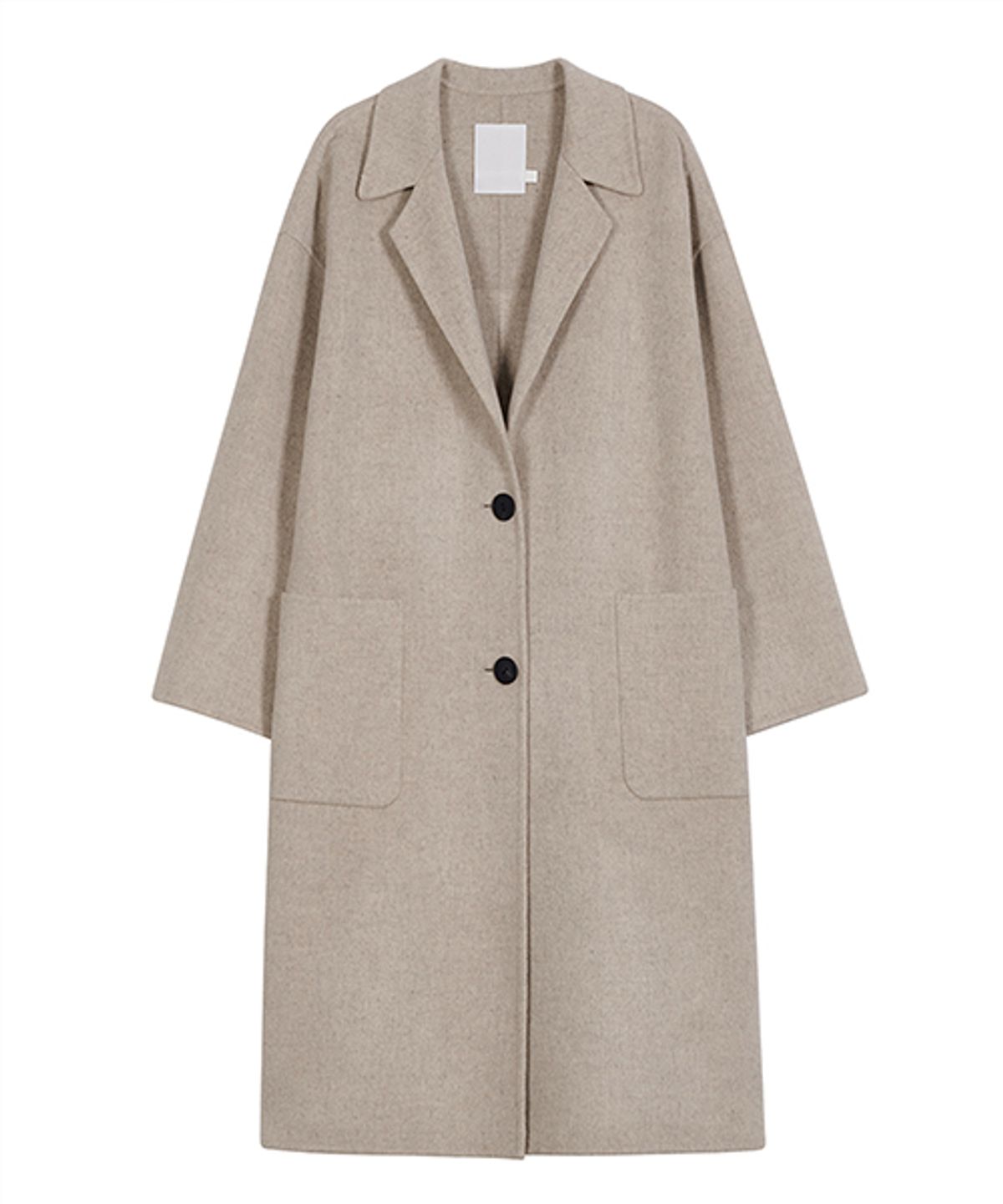 더룸(THELOOM) CASHMERE BLEND SINGLE COAT_OATMEAL