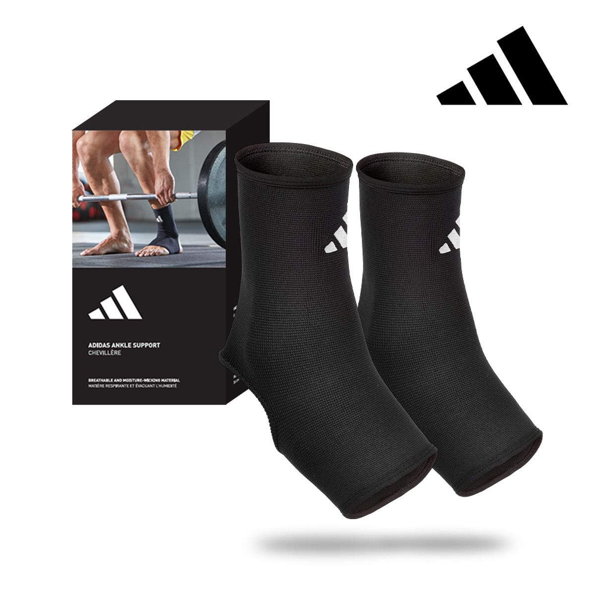 아디다스 피트니스(ADIDAS FITNESS) 퍼포먼스 발목 보호대 세트(2개입)