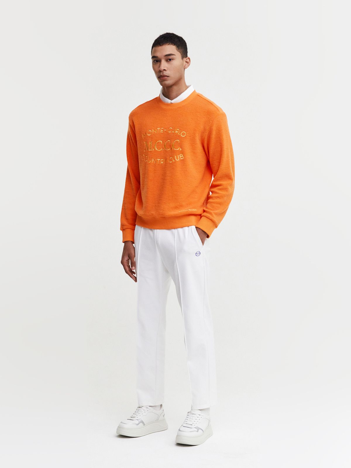 세르지오 타키니(SERGIO TACCHINI) M 리조트 우븐 팬츠 (White)