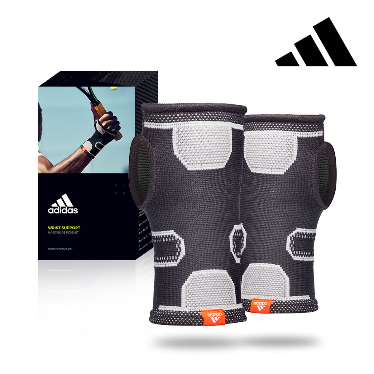 아디다스 피트니스(ADIDAS FITNESS) 에센셜 손목 보호대 세트(2개입)