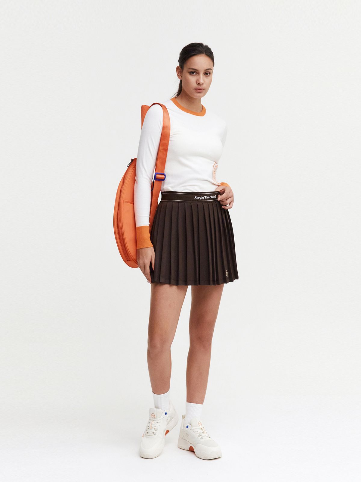 세르지오 타키니(SERGIO TACCHINI) W 리조트 스웨터 풀오버 (White)