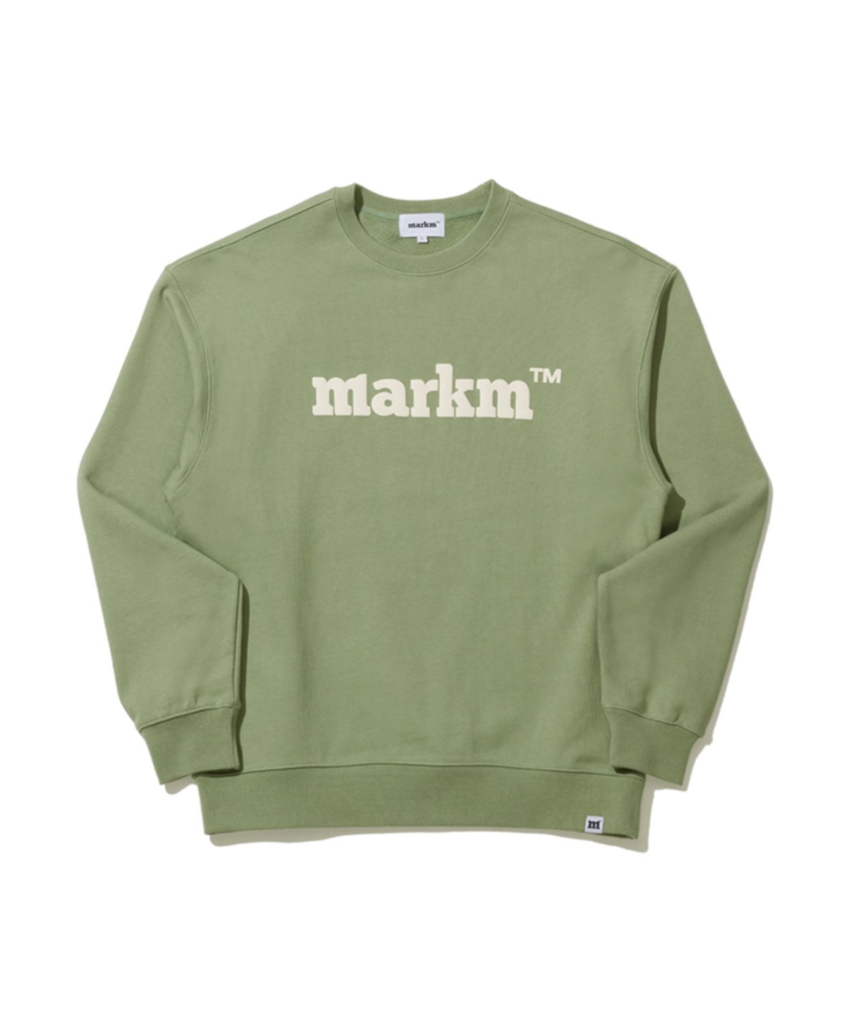 마크엠(MARKM) MARKM BASIC LOGO CREW NECK SWEAT MINT