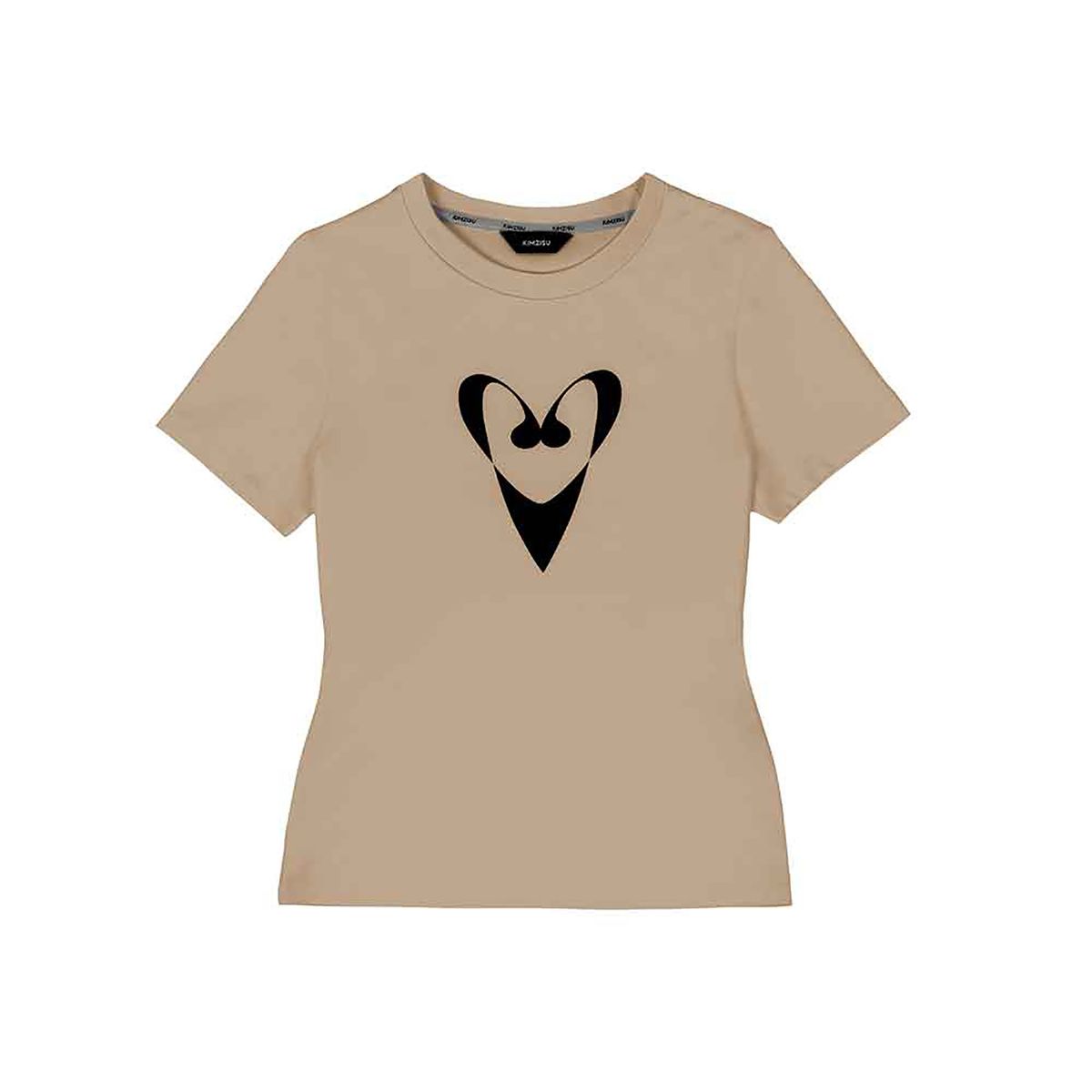 킴지수(KIMZISU) Heart Universe T-Shirt _ Beige