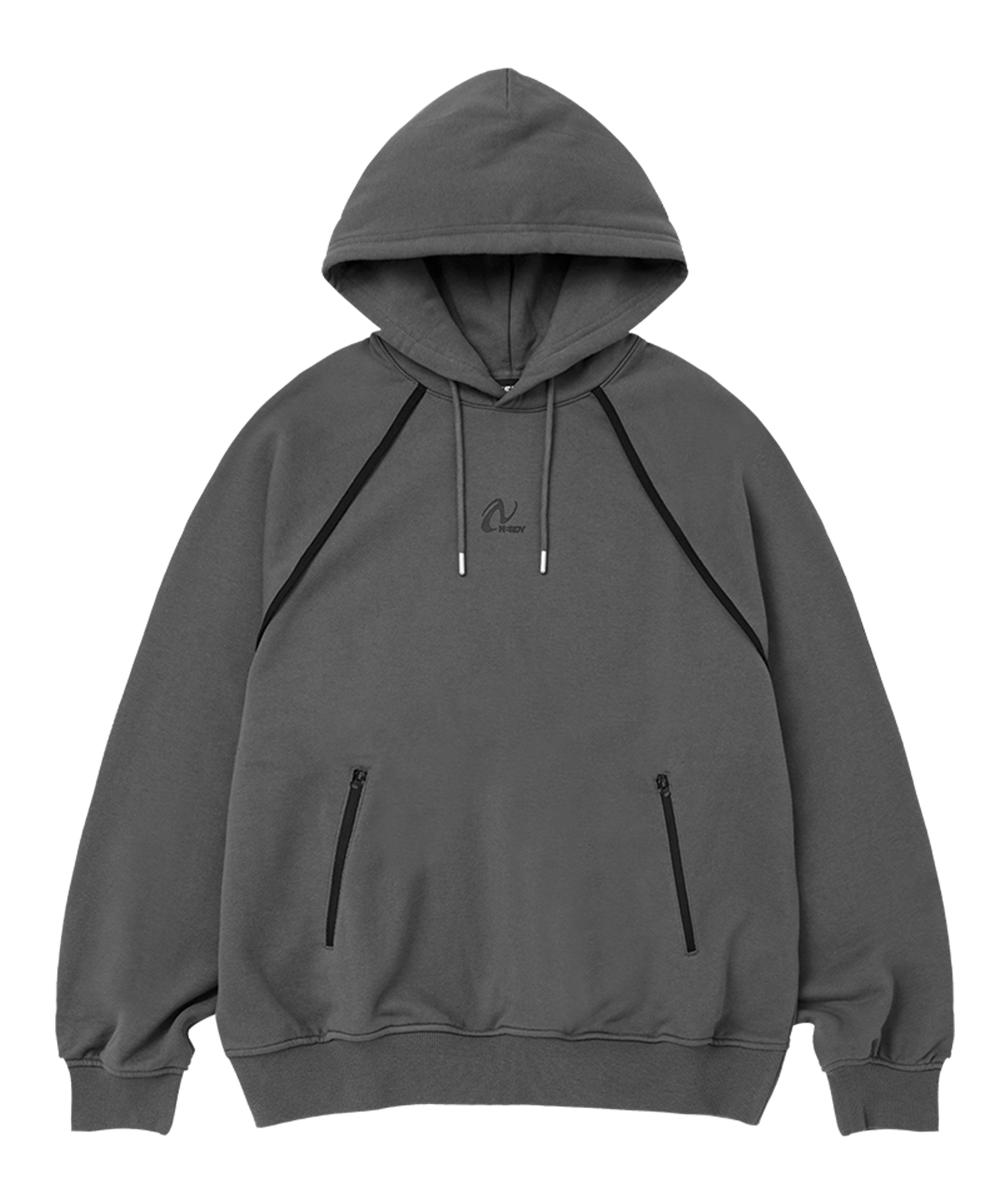 さらに100円引き◆NERDY◆layer pinwheel hoodie MUSINSA公式 | NERDY Pinwheel Zipper Hoodie Charcoal