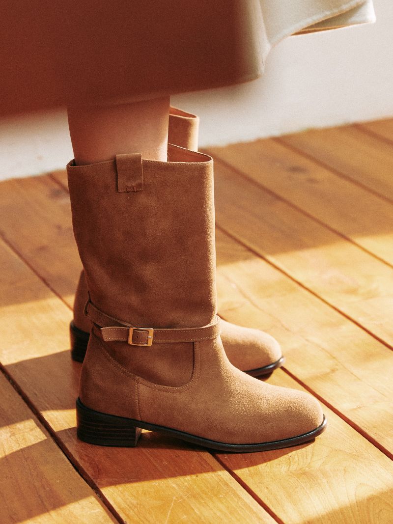 MUSINSA | KOMOREBI MUSEUM 4Colors_Handmade Cow Suede Strap