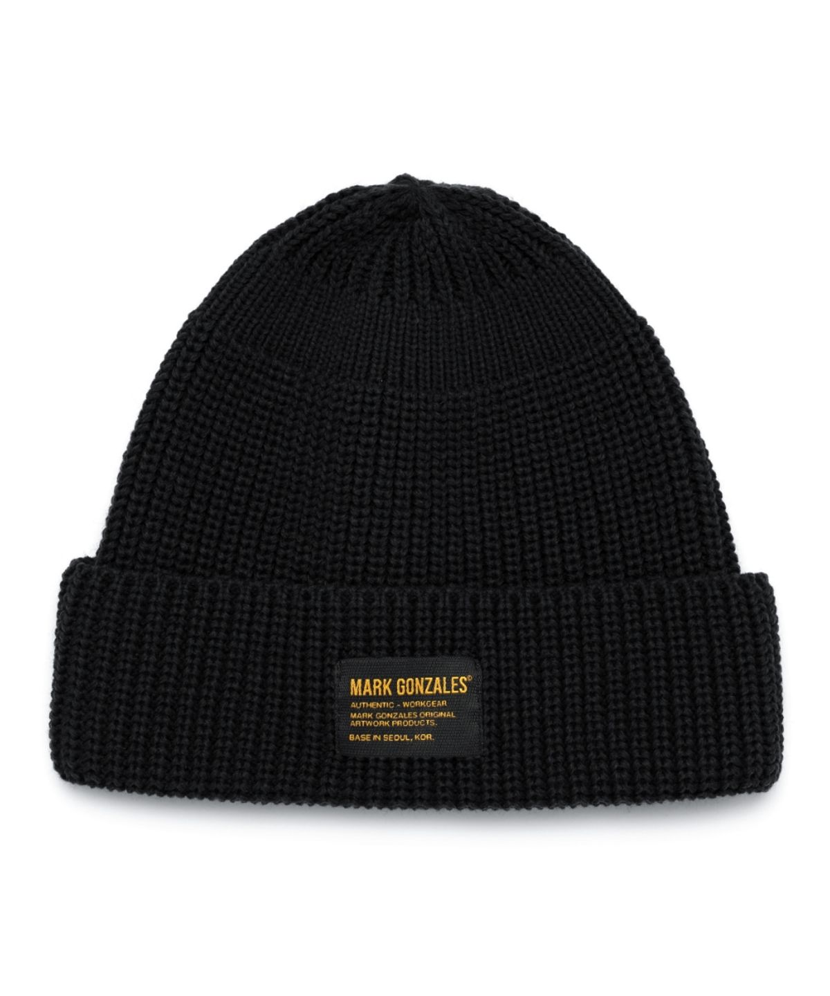 마크곤잘레스(MARK GONZALES) Knit cuff beanie - BLACK