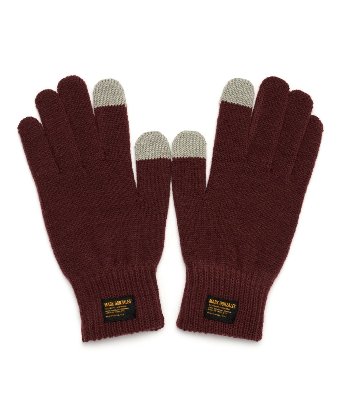 마크곤잘레스(MARK GONZALES) Knit Gloves - WINE