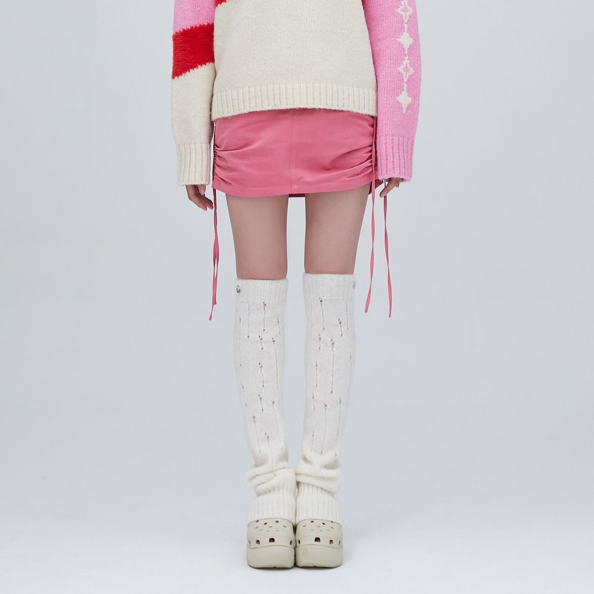 라라폭스(LALAFOX) KNIT LEG WARMER BEIGE BP4AK001