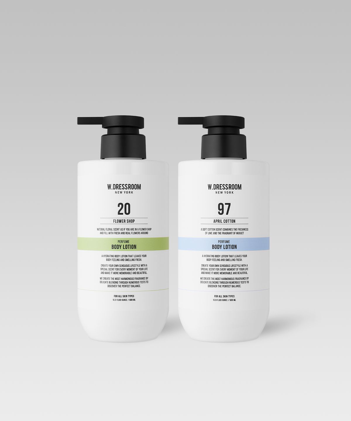 더블유드레스룸(W.DRESSROOM) 호호바오일 퍼퓸 바디로션 500ml