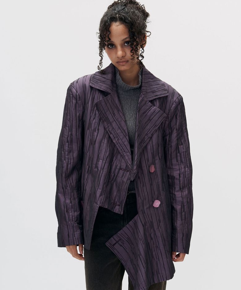 CROSSOVER MANNISH JACKET WINE