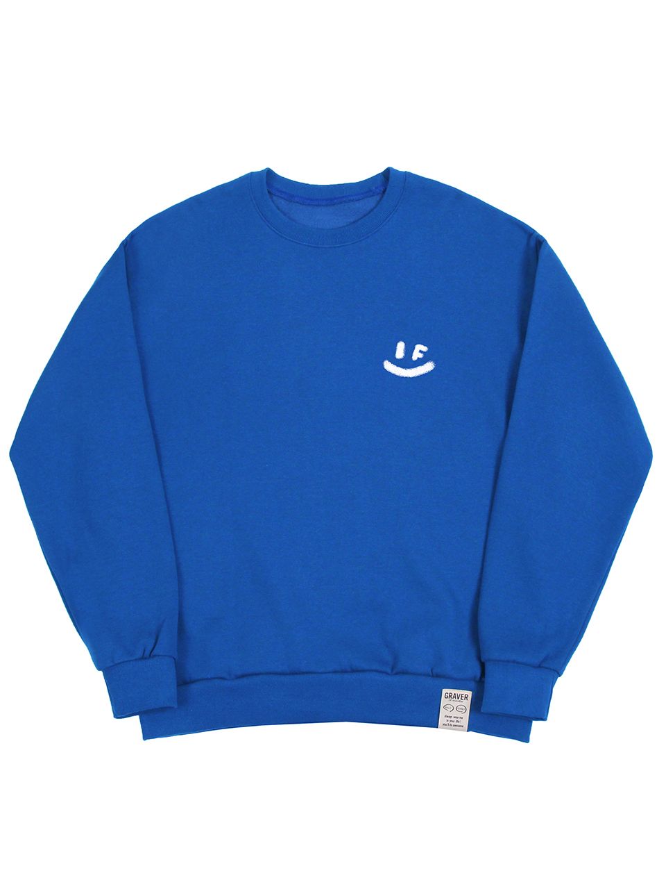 【GRAVER】23FW★ Spray Small Drawing Smile Sweatshirt MUSINSA | GRAVER [UNISEX] Spray small drawing smile