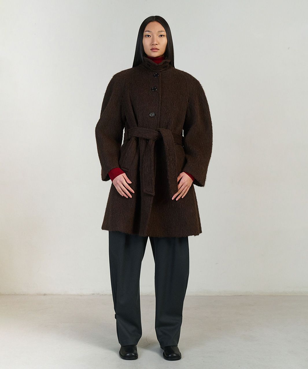 CABINET OF CURIOSITIES | . AMOMENTO 22AW ALPACA RAGLAN COAT