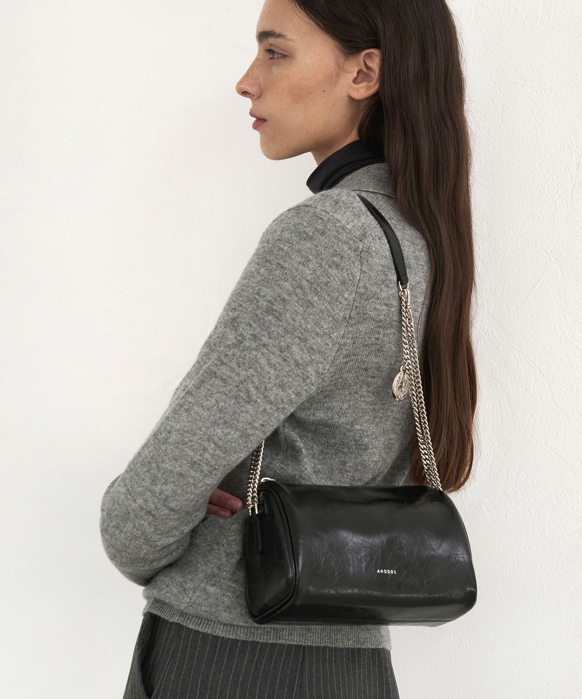 앤오즈(ANODDS) PIDI chain leather mini bag 5 color