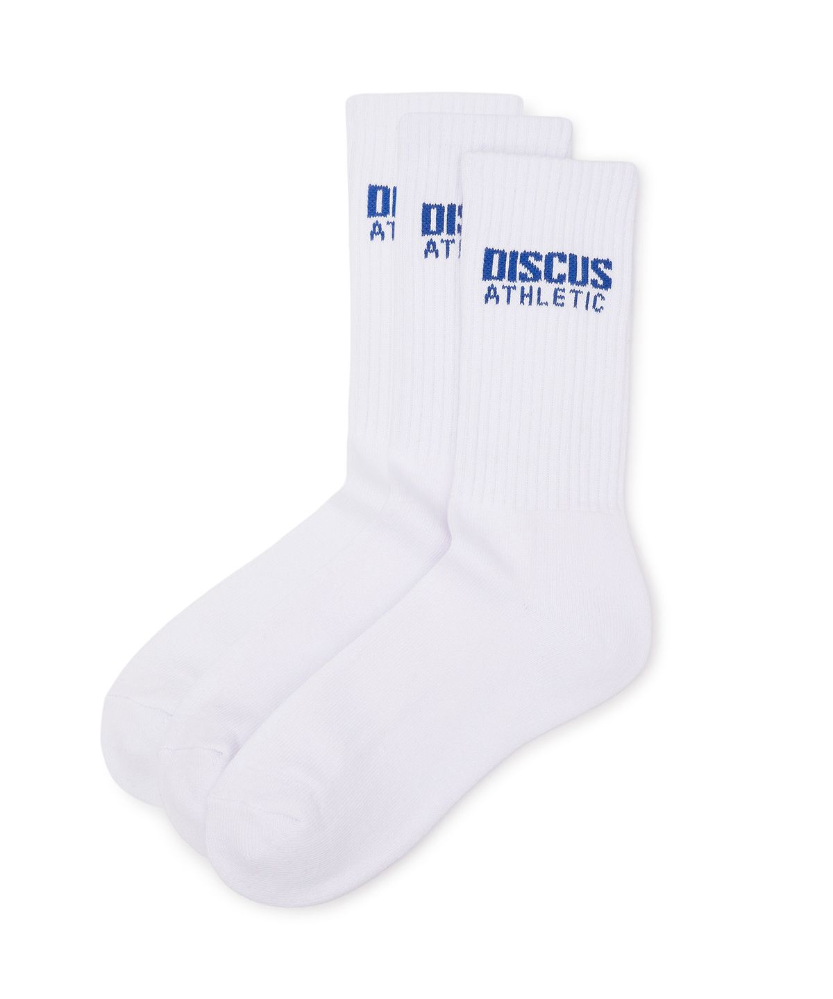 디스커스 애슬레틱(DISCUS ATHLETIC) [3PACK] 로고 양말 화이트