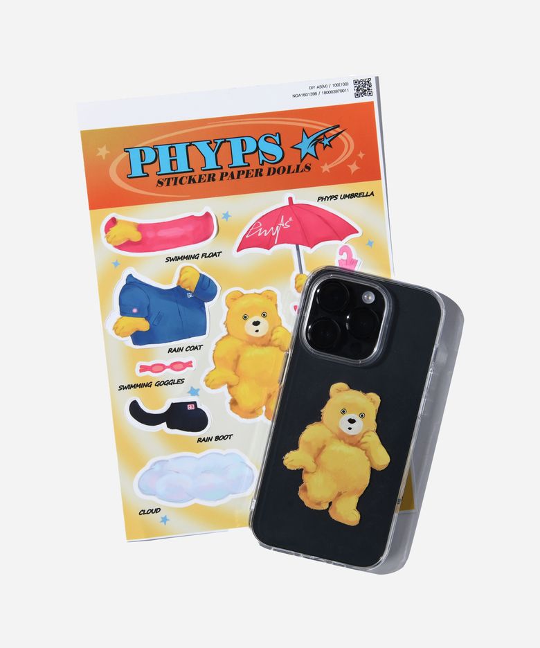 INNERPEACE BEAR PHONE CASE + STICKER SET
