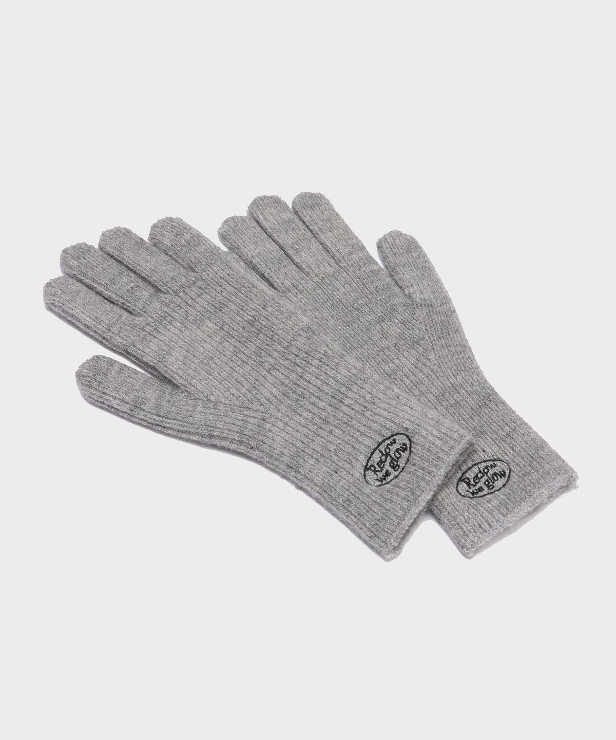 리끌로우(RECLOW) RC KNIT LOGO 장갑 GRAY