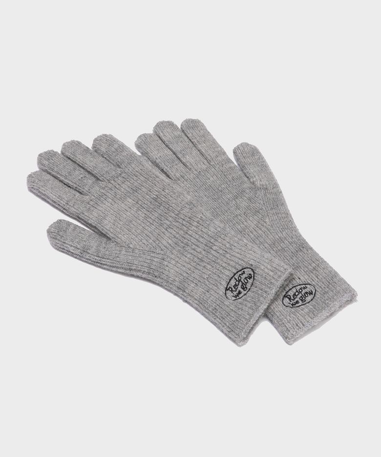 RC KNIT LOGO 장갑 GRAY