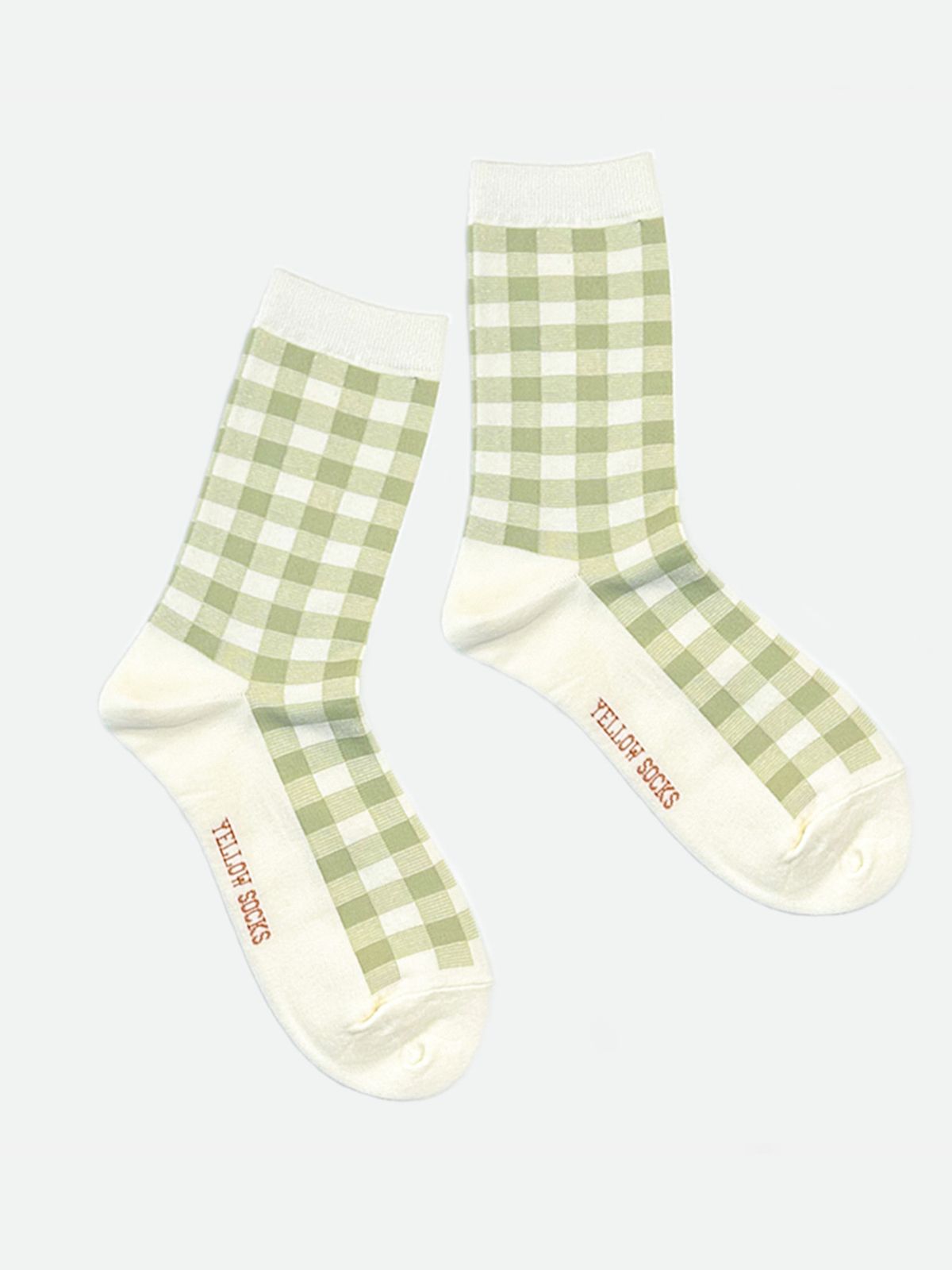 옐로우삭스(YELLOWSOCKS) 라인 체크 민트