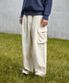 코듀로이 카고 팬츠 아이보리 FPT115