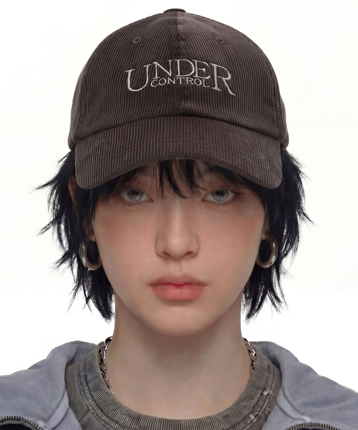 언더컨트롤(UNDERCONTROL) 남녀공용 가을겨울 코듀로이 베이직 소프트탑 볼캡 SIGNATURE / AUTHENTIC B B / CD / CHOCO