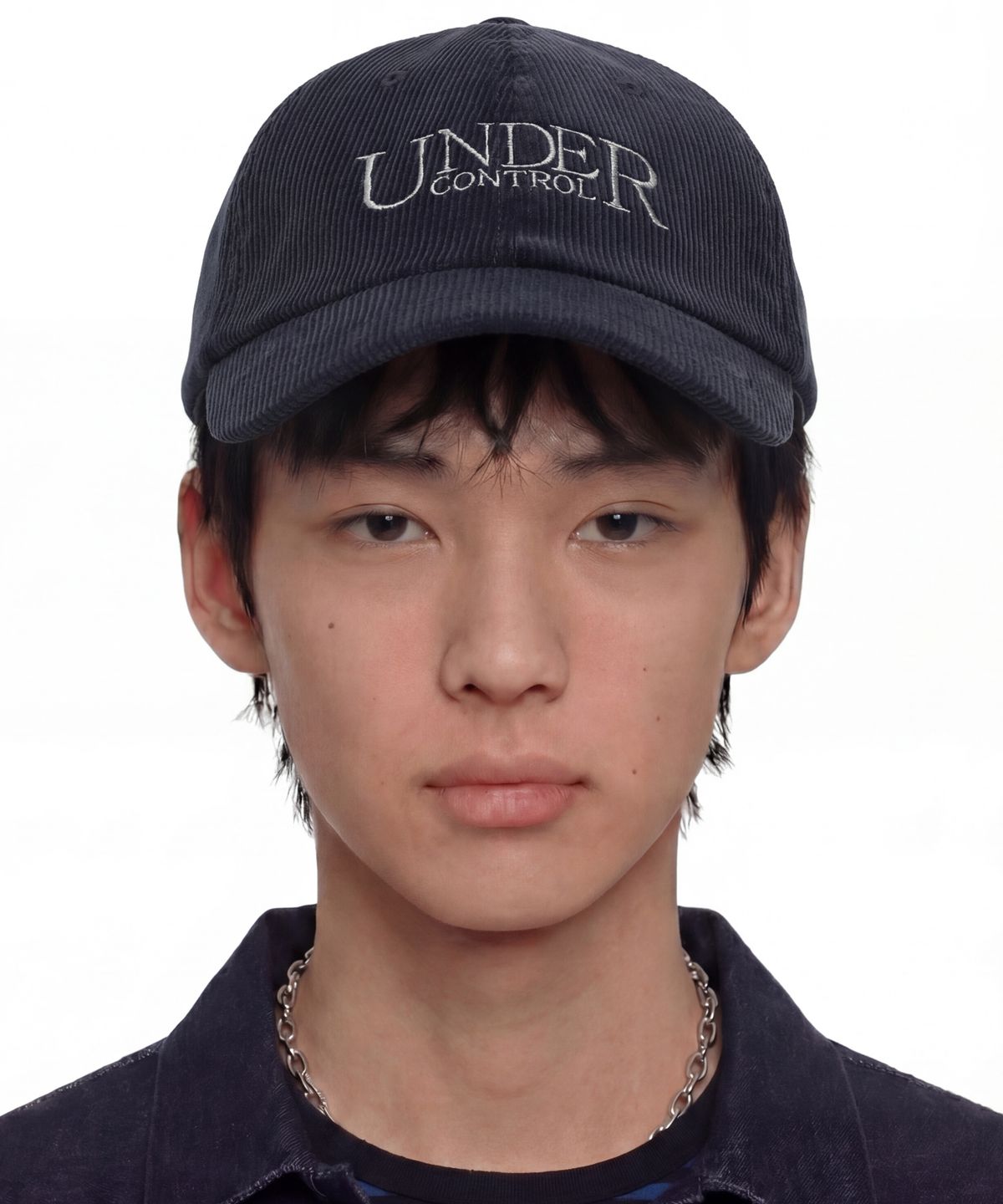 언더컨트롤(UNDERCONTROL) 남녀공용 가을겨울 코듀로이 베이직 소프트탑 볼캡 SIGNATURE / AUTHENTIC B B / CD / NAVY