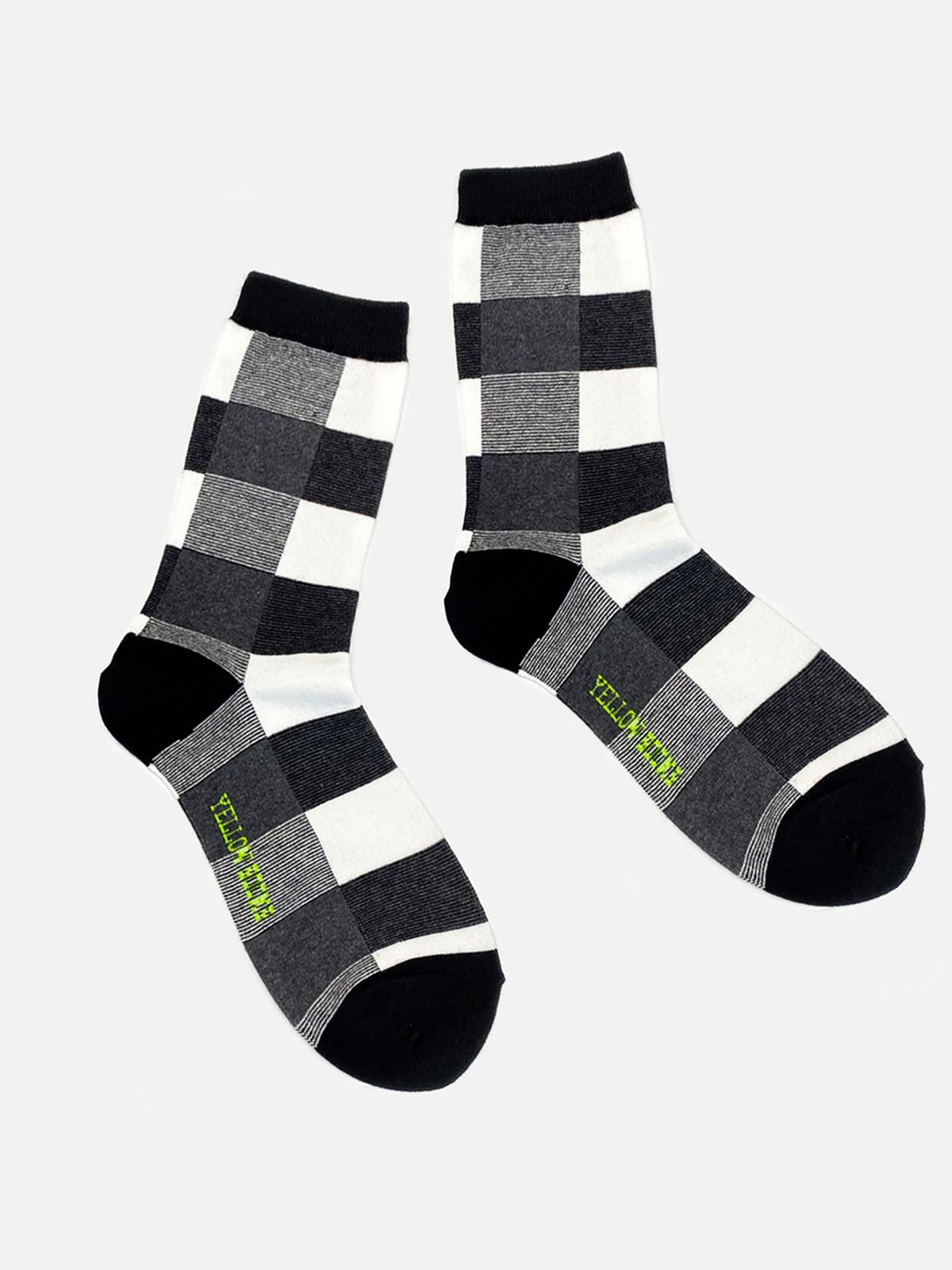 옐로우삭스(YELLOWSOCKS) 스퀘어 블럭 블랙