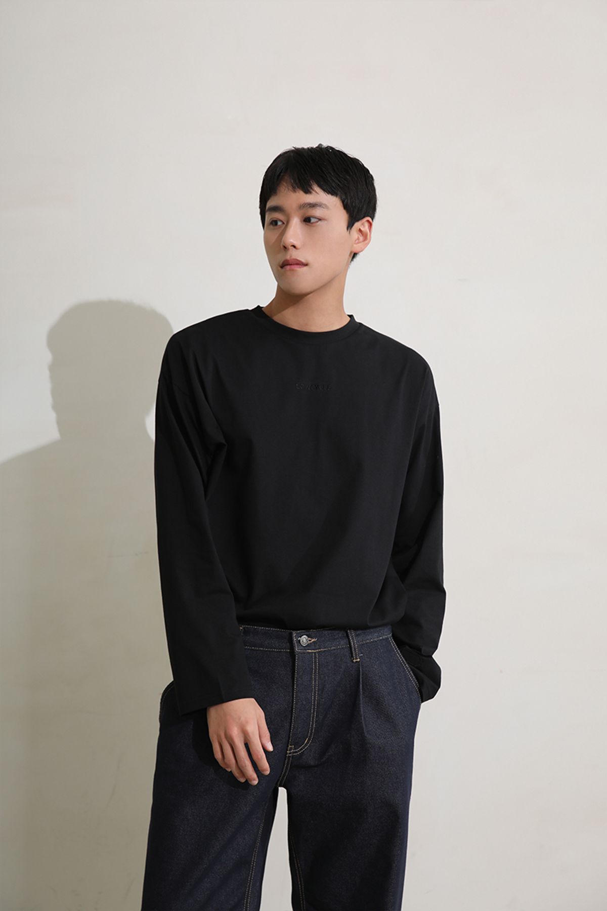 로우사이클(LOWCYCLE) 소로나 긴팔티_블랙