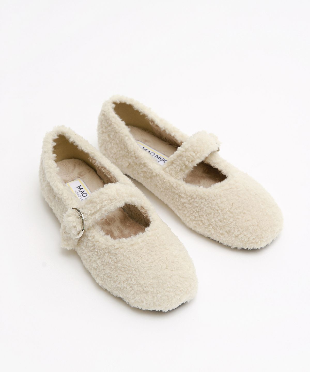 마크모크(MAC MOC) Bow 3Color 플러피 털내피 방한 메리제인 1Cm