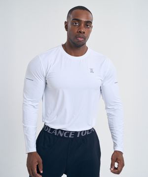 액티브 트레이닝 롱 슬리브 - White
