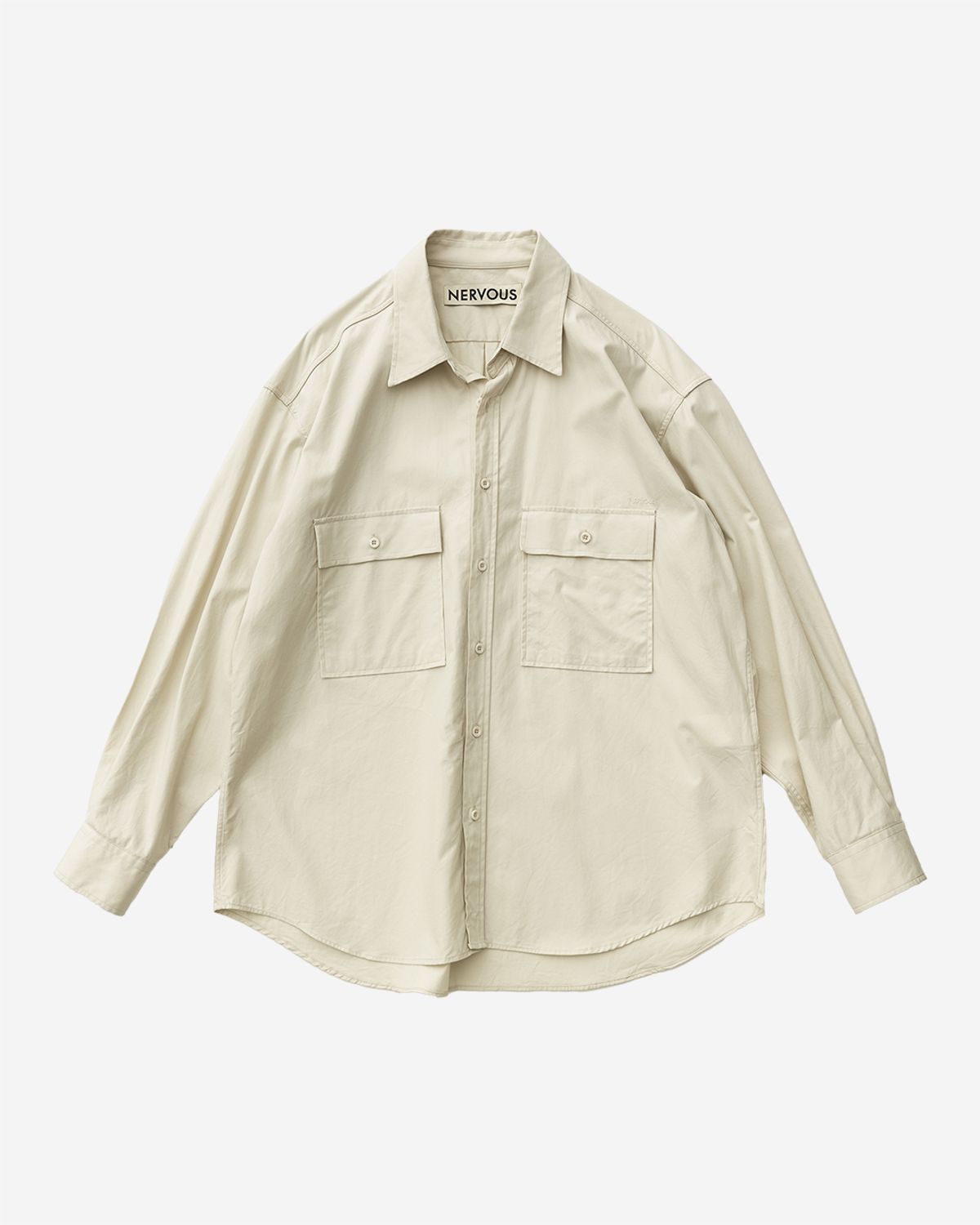 너버스(NERVOUS) TWO POCKET SHIRTS _ beige