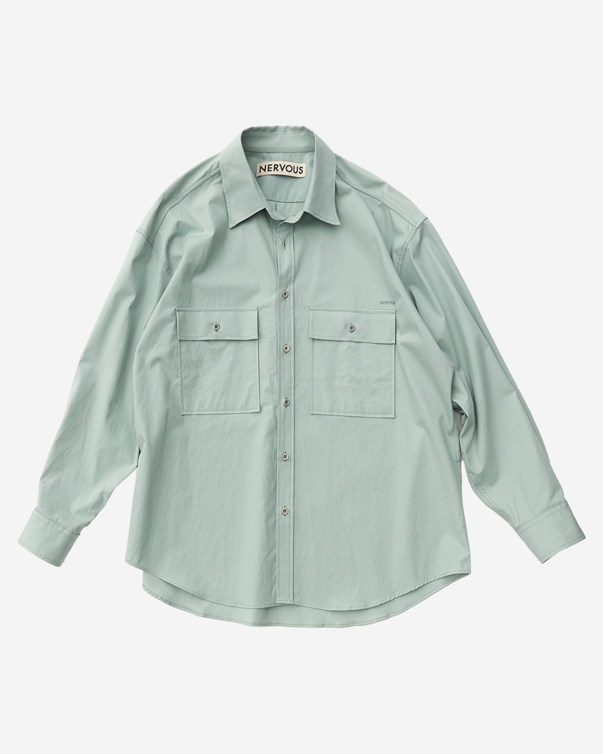 너버스(NERVOUS) TWO POCKET SHIRTS _ mint