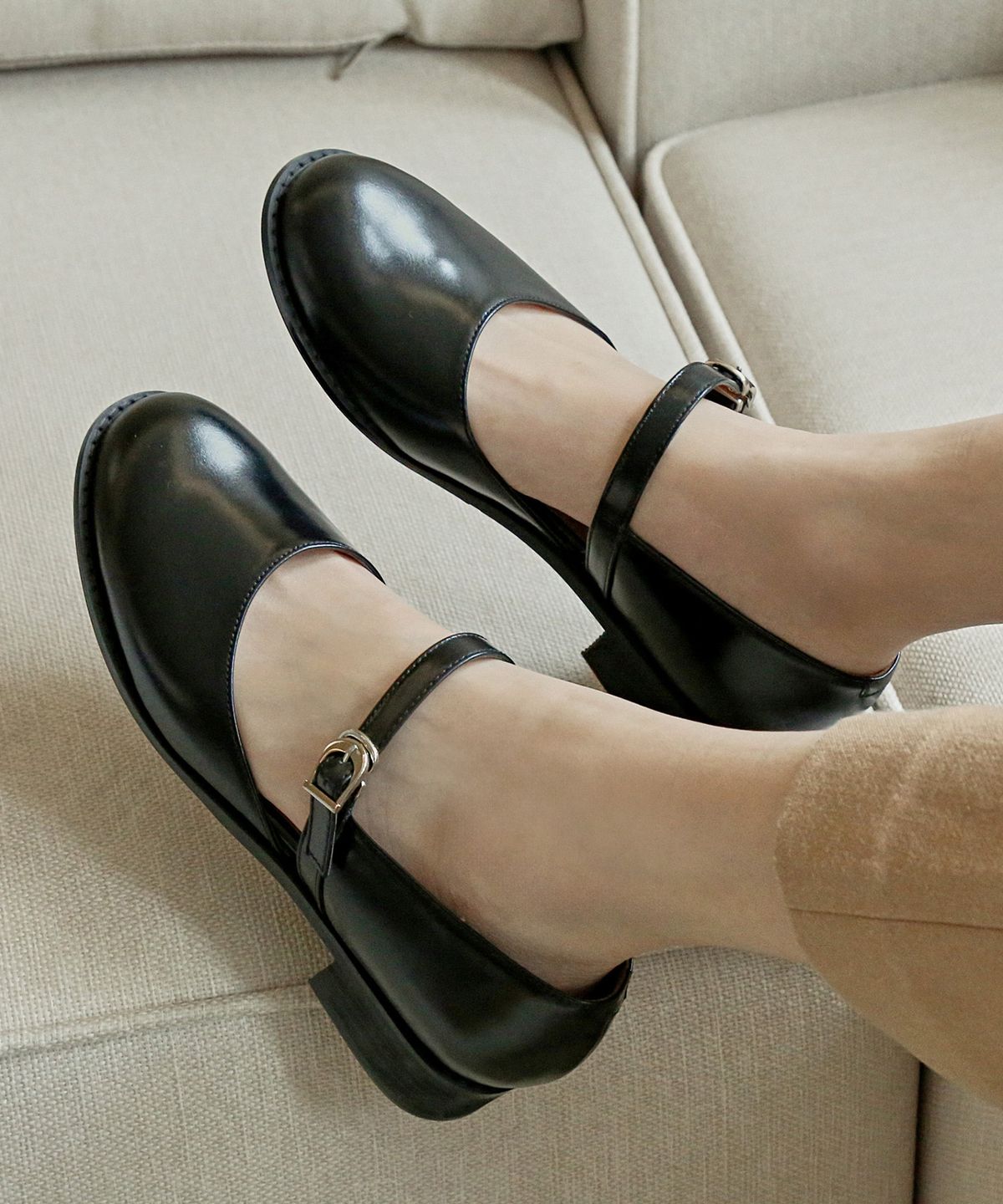 애쉬그레이 스튜디오(ASHGRAY STUDIOS) 1751 로엔 메리제인 플랫슈즈