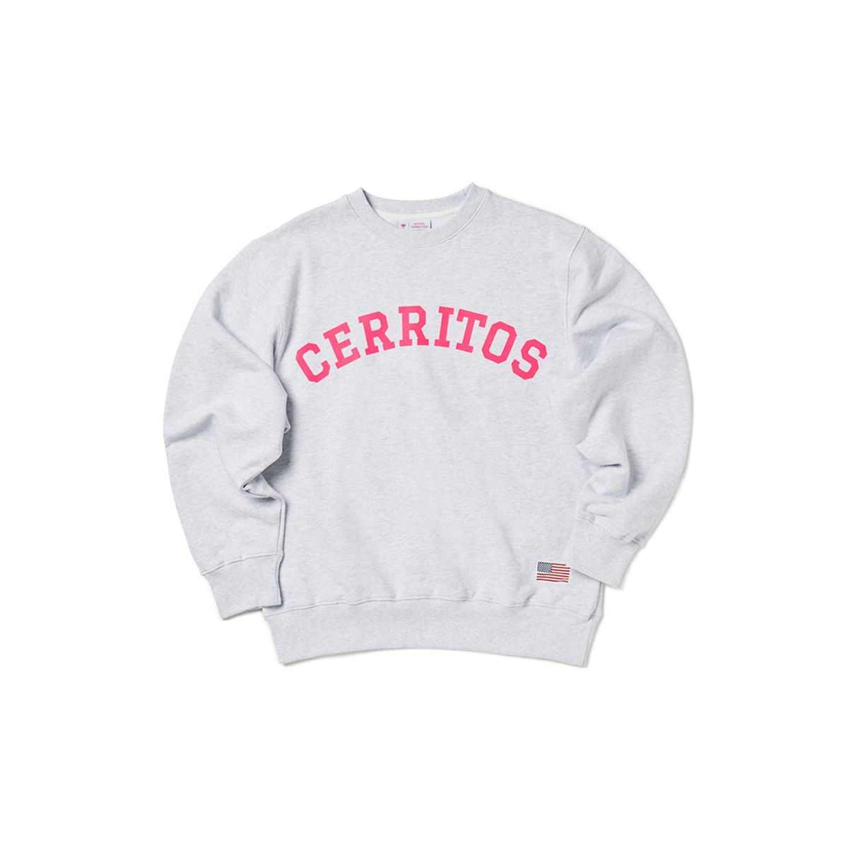 호텔세리토스(HOTEL CERRITOS) New Cerritos Sweat-Shirt [MelangeGray-HotPink]