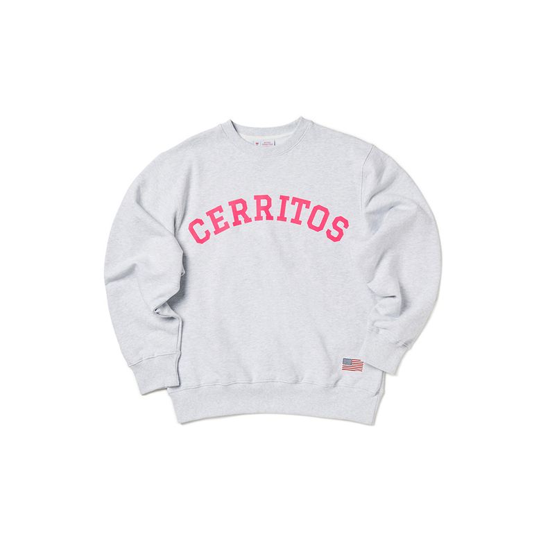 New Cerritos Sweat-Shirt [MelangeGray-HotPink]