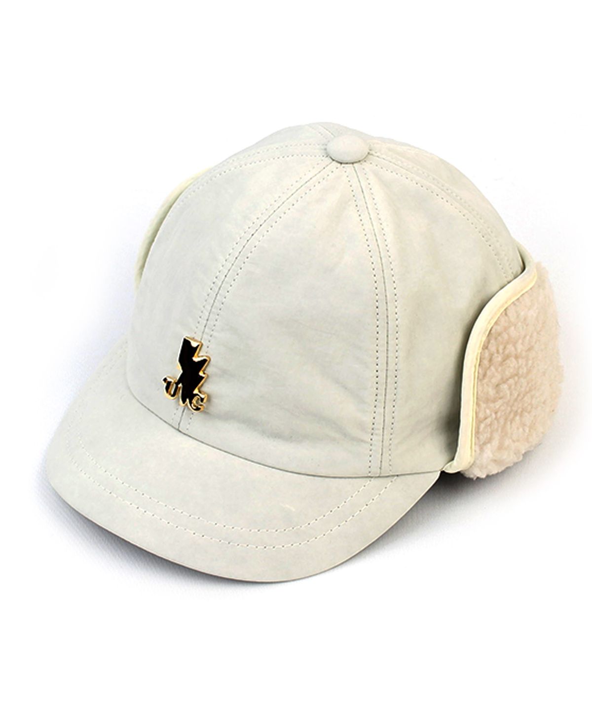 유니버셜 케미스트리(UNIVERSAL CHEMISTRY) Poly Ivory Half Earflap Cap 귀달이모자