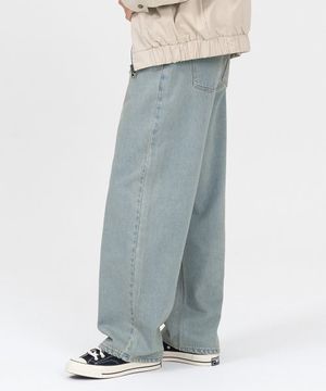 모어 와이드 데님 팬츠 (NILE BLUE)