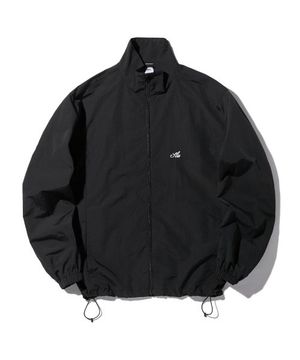 레터링 윈드브레이커 자켓 블랙