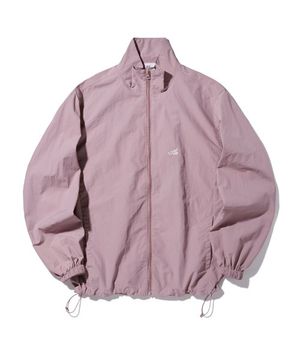 레터링 윈드브레이커 자켓 퍼플