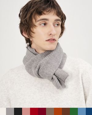 [2PACK] 컬러 니트 숏 머플러 12 Colors