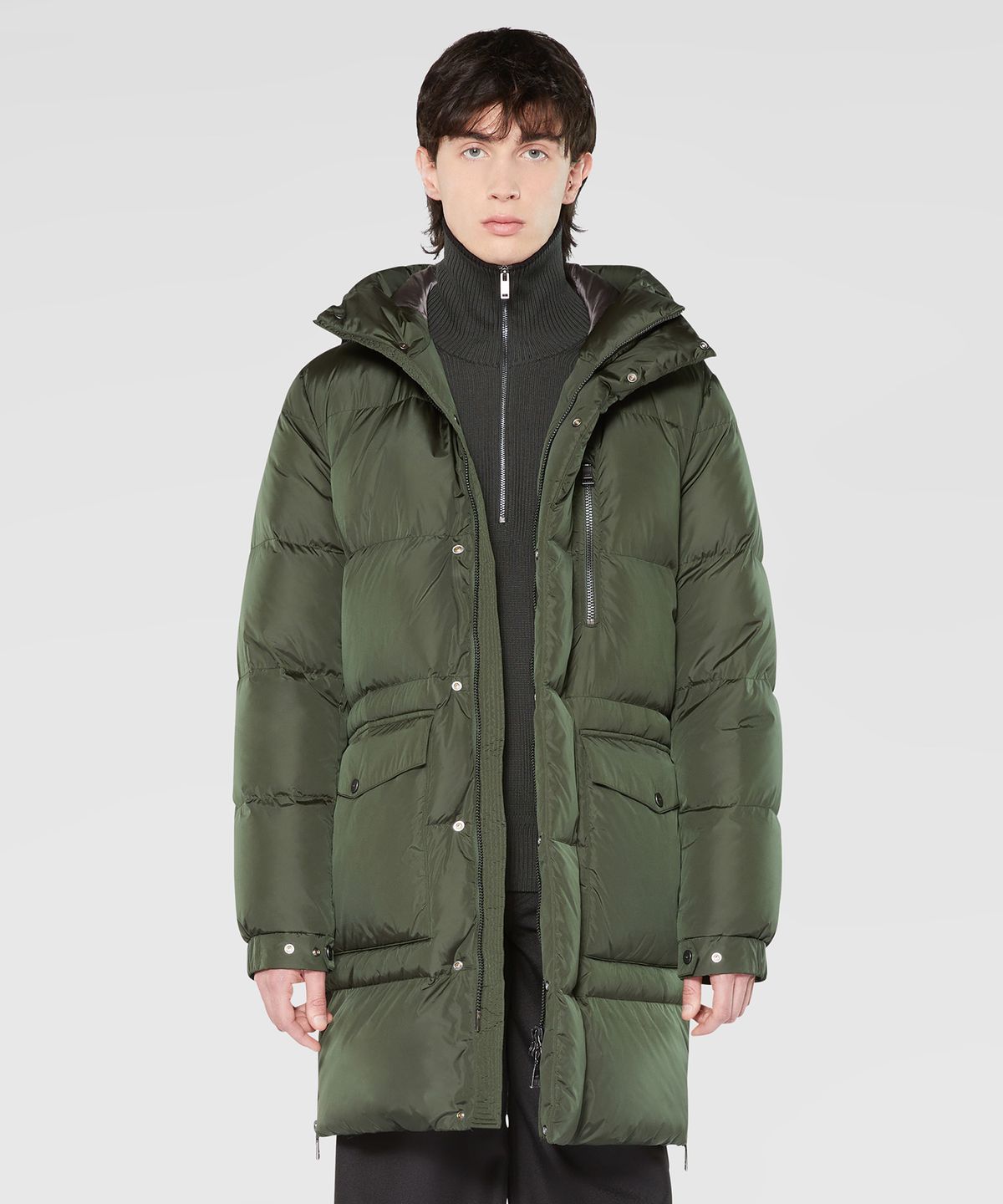 에이디디(ADD) DOWN PARKA WITH  BRANDED HOOD (D/KHAKI) [8AM002]