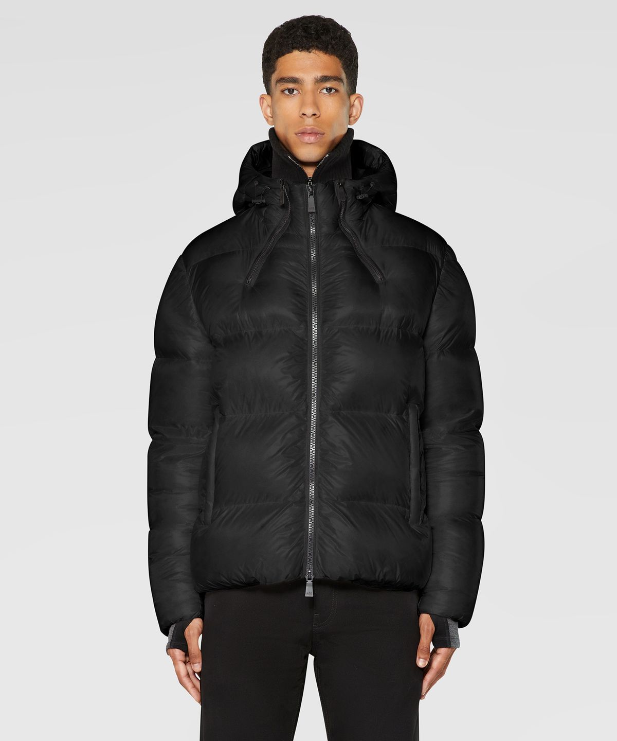 에이디디(ADD) BOMBER WITH DOWN PADDING (BLACK) [8AM110]