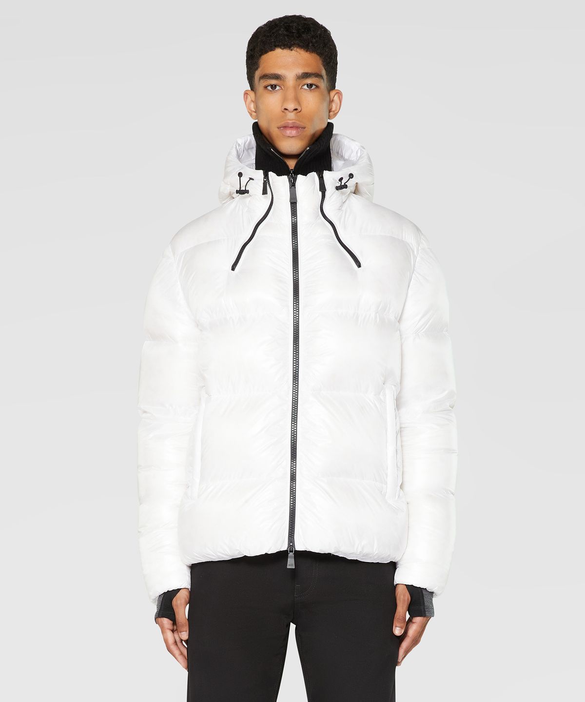 에이디디(ADD) BOMBER WITH DOWN PADDING (WHITE) [8AM110]