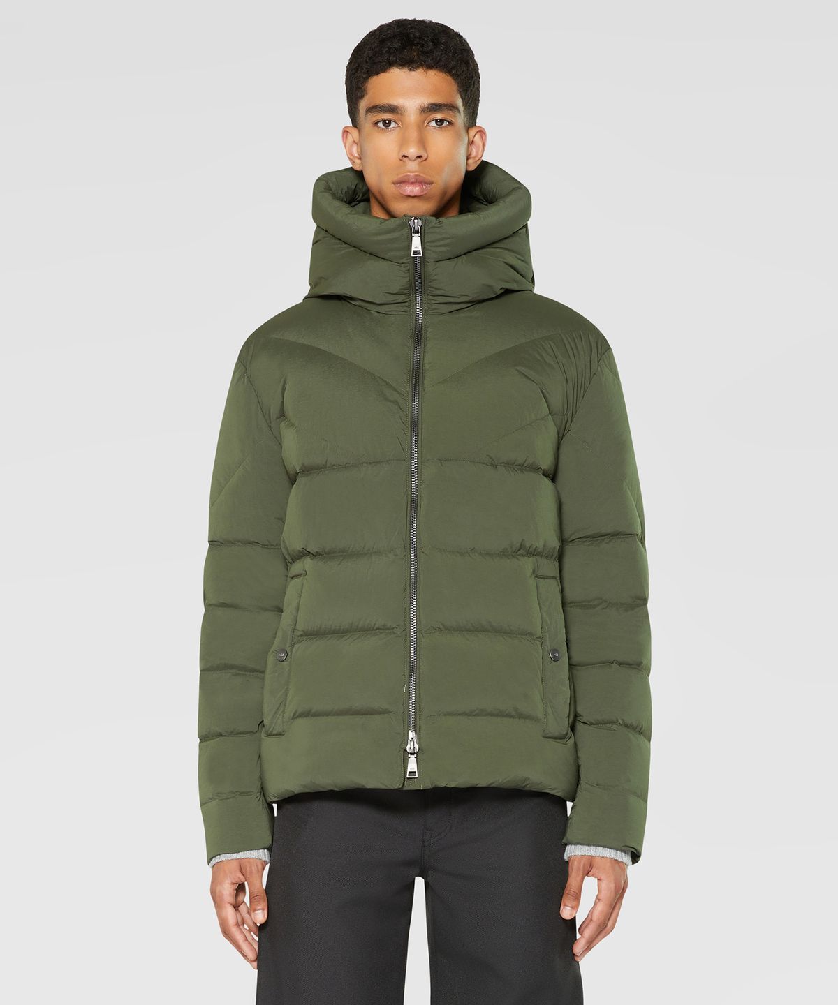 에이디디(ADD) BOMBER WITH  DOWN PADDING (D/KHAKI) [8AM629]