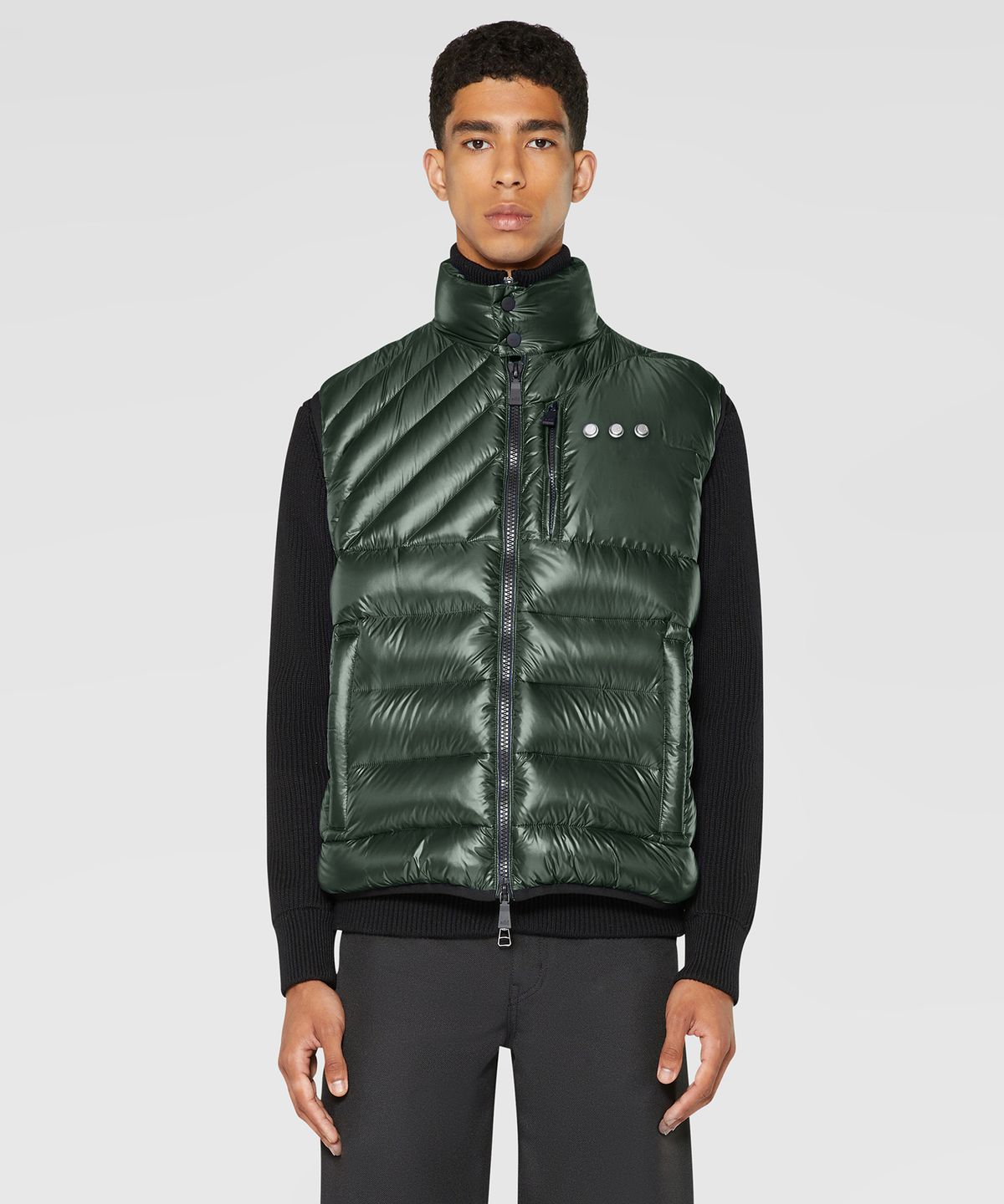 에이디디(ADD) VEST WITH DOWN PADDING (D/KHAKI) [8AM113]