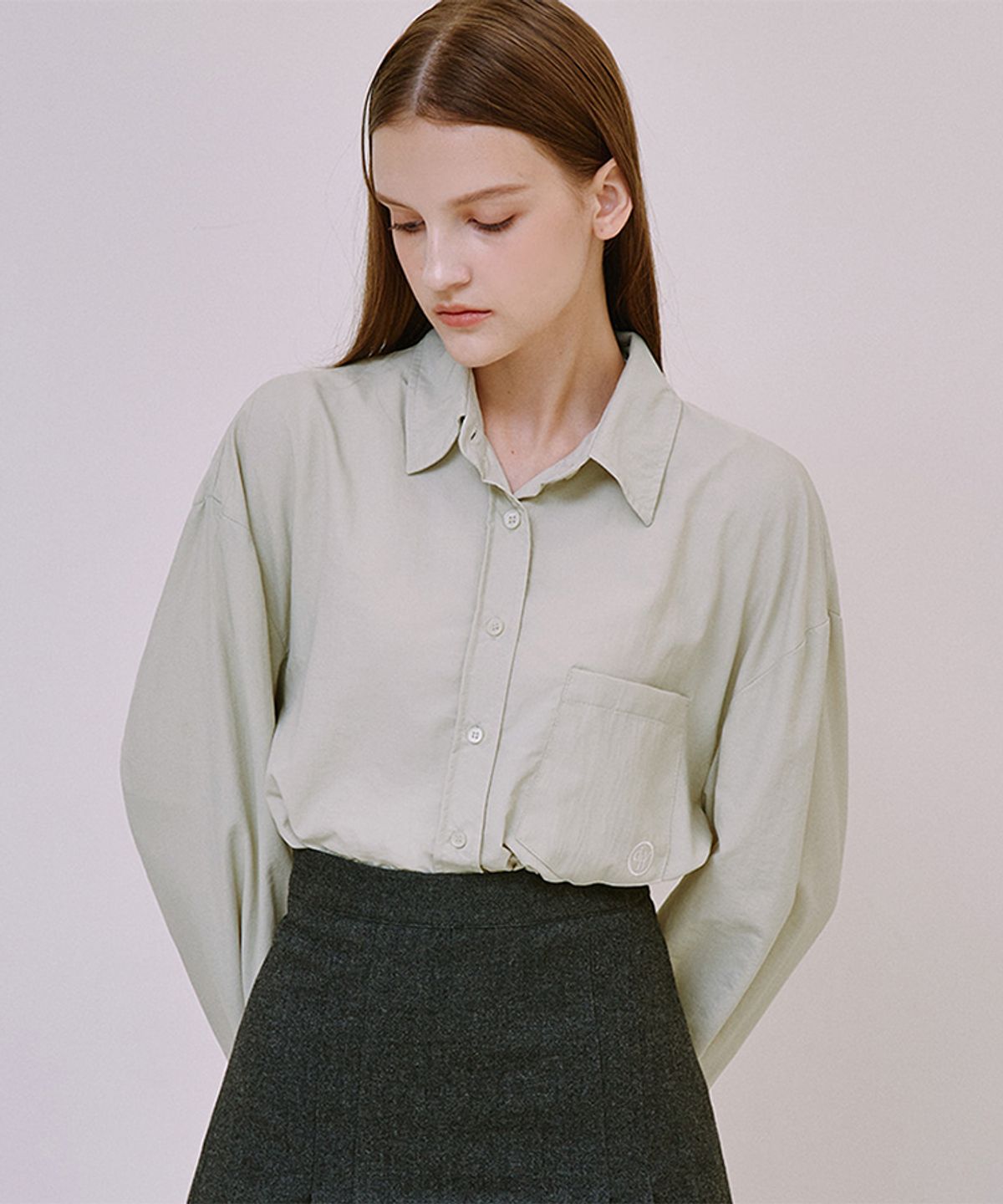 드헤베(DEHEVE) DHV Basic Logo Nylon Shirt [11color]