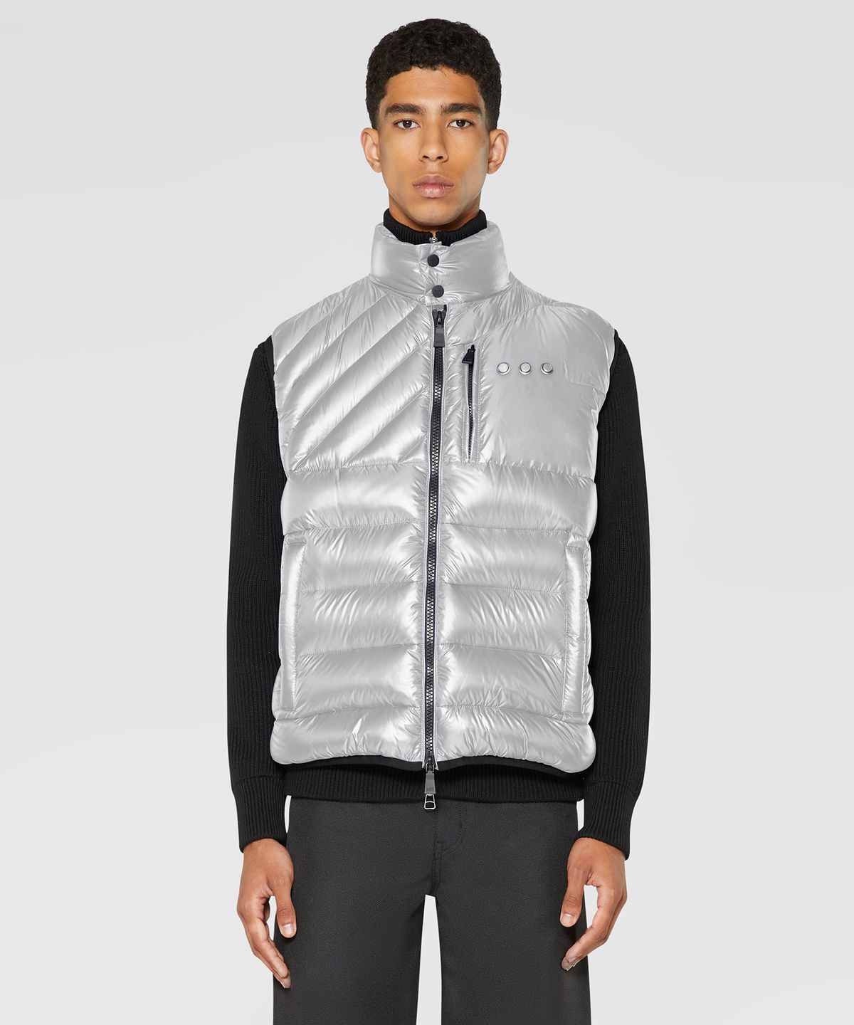 에이디디(ADD) VEST WITH DOWN PADDING (WHITE) [8AM113]