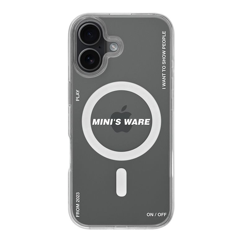 [아이폰17추가] BASICLOGO MAGSAFE JELLYHARD CASE_WHITE POINT