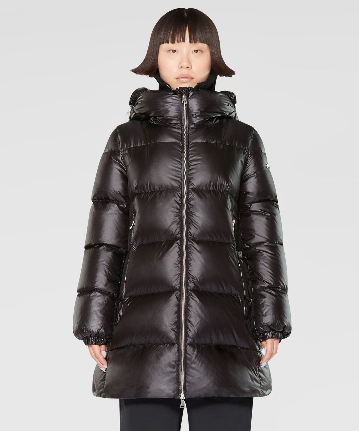 에이디디(ADD) HOODED DOWN JACKET (BLACK) [8AW173]