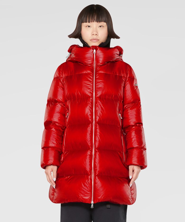 HOODED DOWN JACKET (RED) [8AW173]